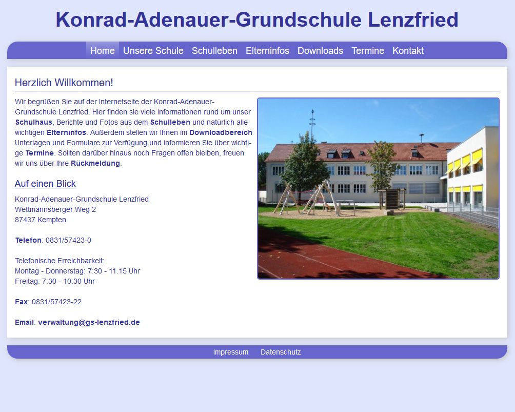 Konrad-Adenauer-Grundschule Lenzfried